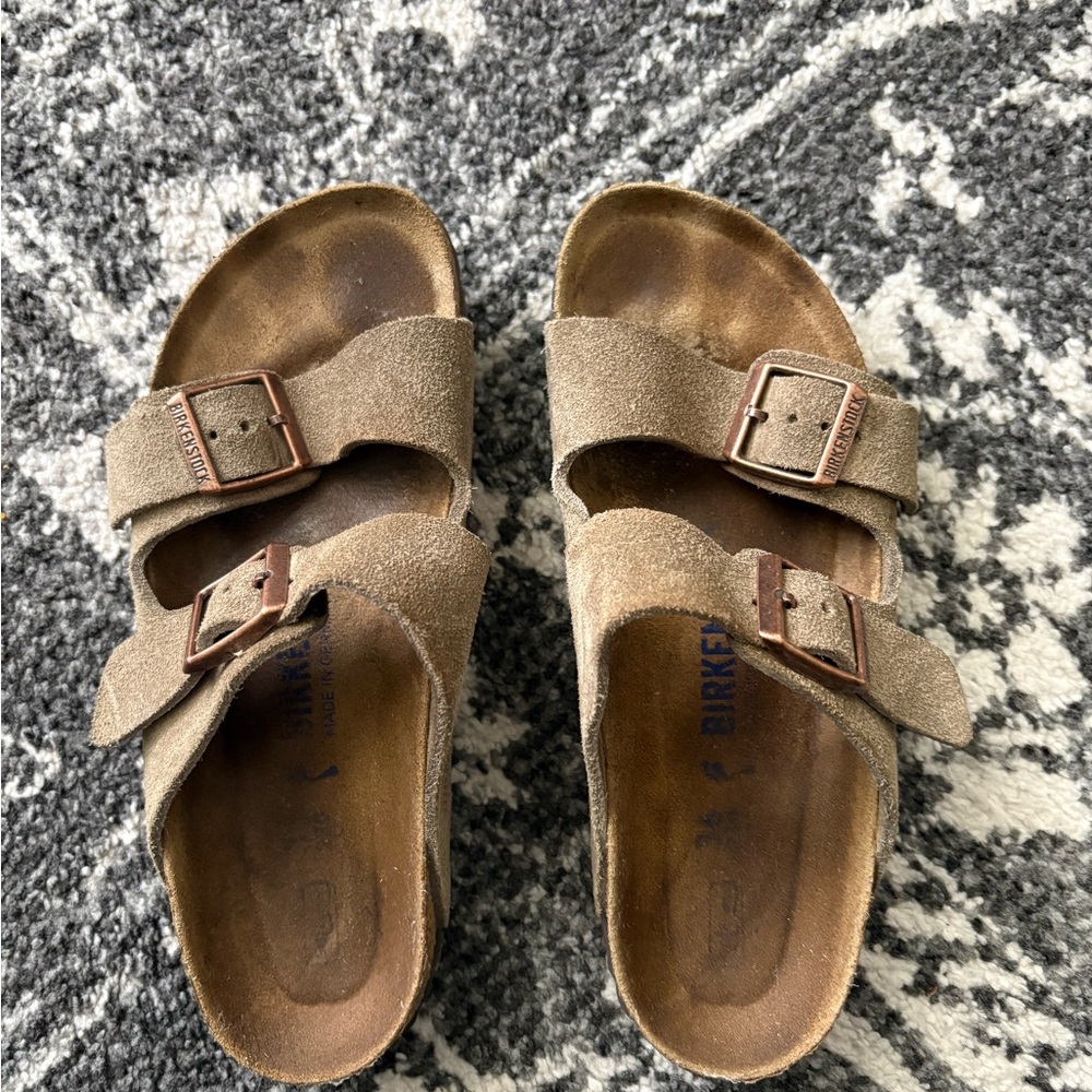 Birkenstock Arizona Soft Footbed Leather Sandals